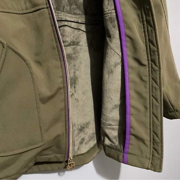 MICHAEL KORS WOMENS JACKET.COLOR OLIVE LIGHTWEIGHT - Picture 9 of 16